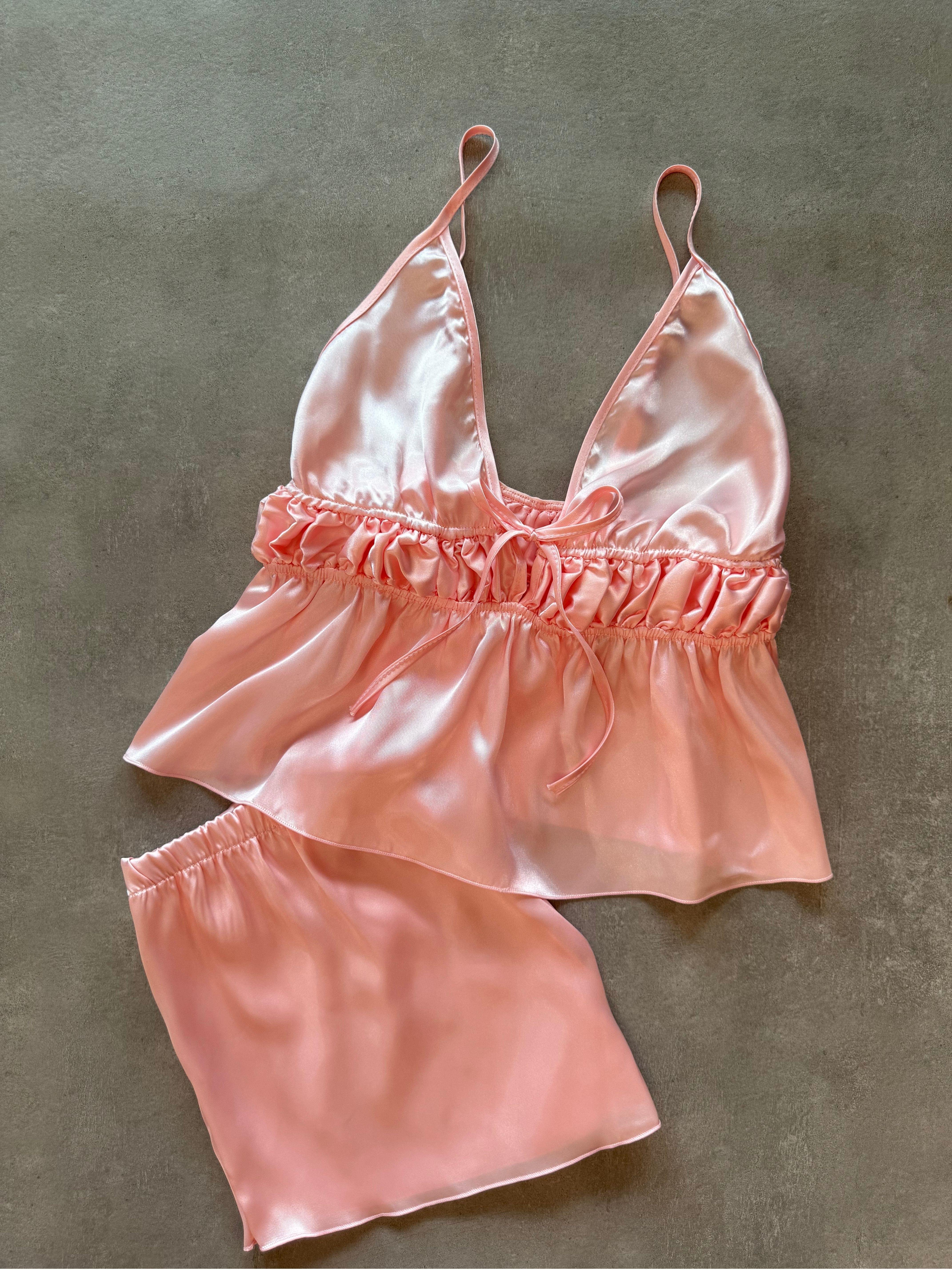 Rosélia Saten Gecelik Takımı