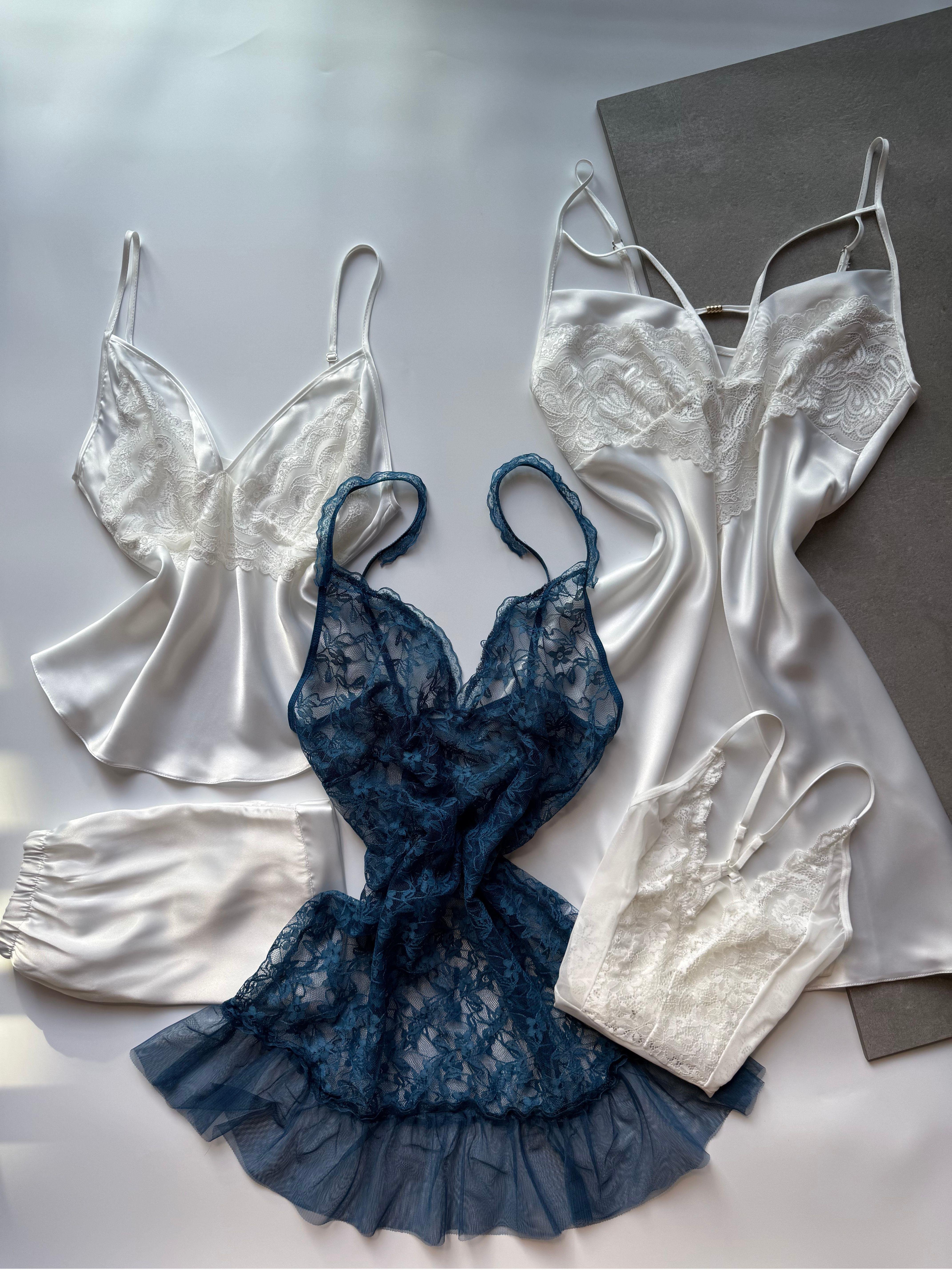 Soft Caress Saten Dantelli 5'li Set
