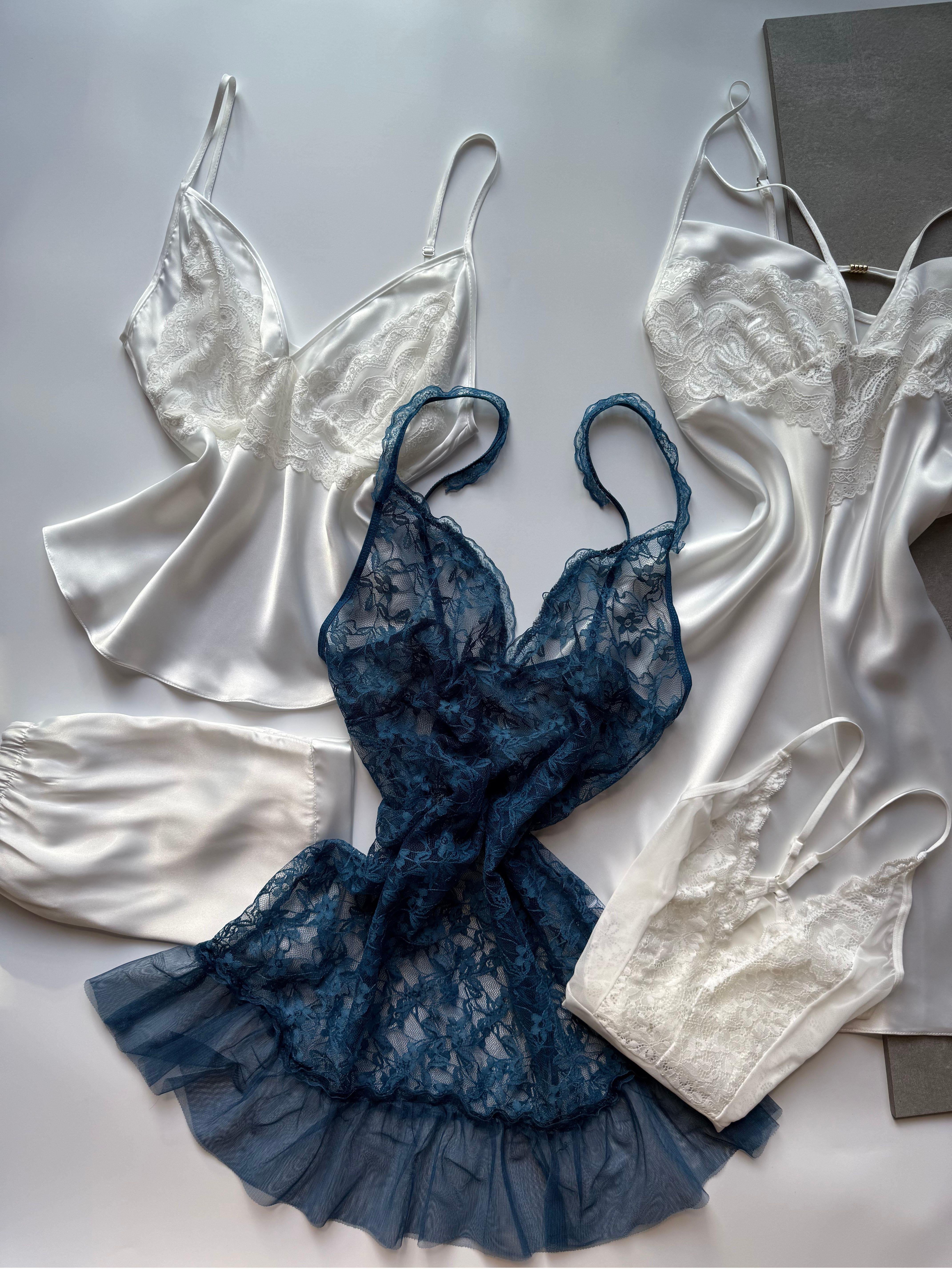 Soft Caress Saten Dantelli 5'li Set