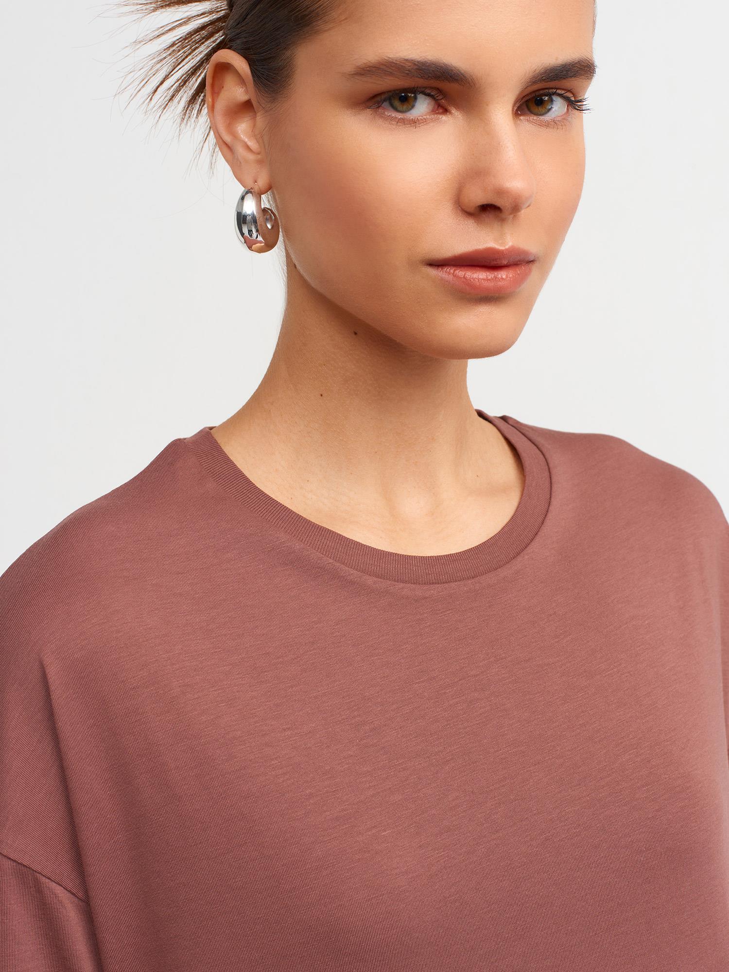  Basic T-Shirt- Kahve