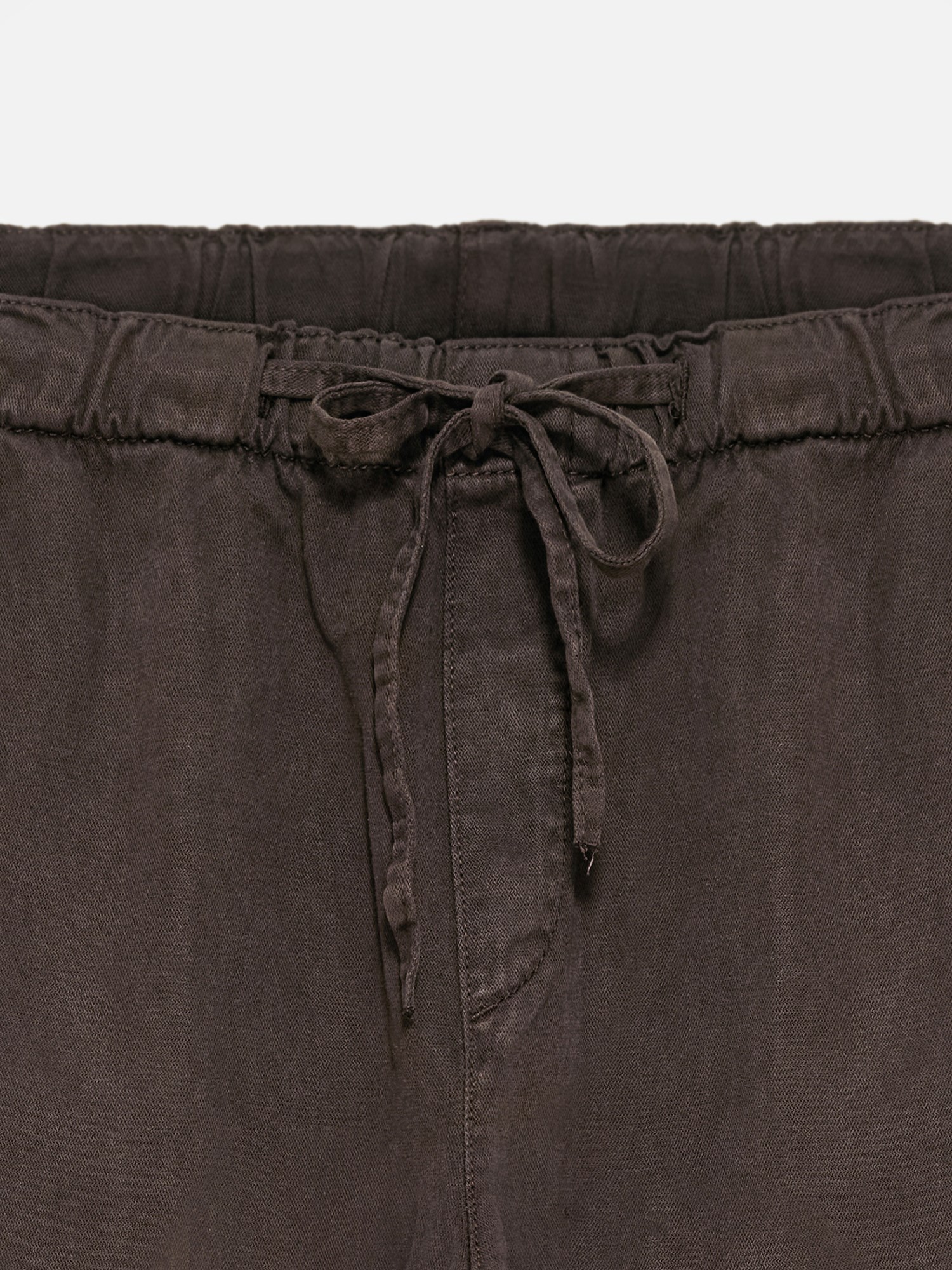  Beli Lastikli Lyocell Karışımlı Jean-Kahve