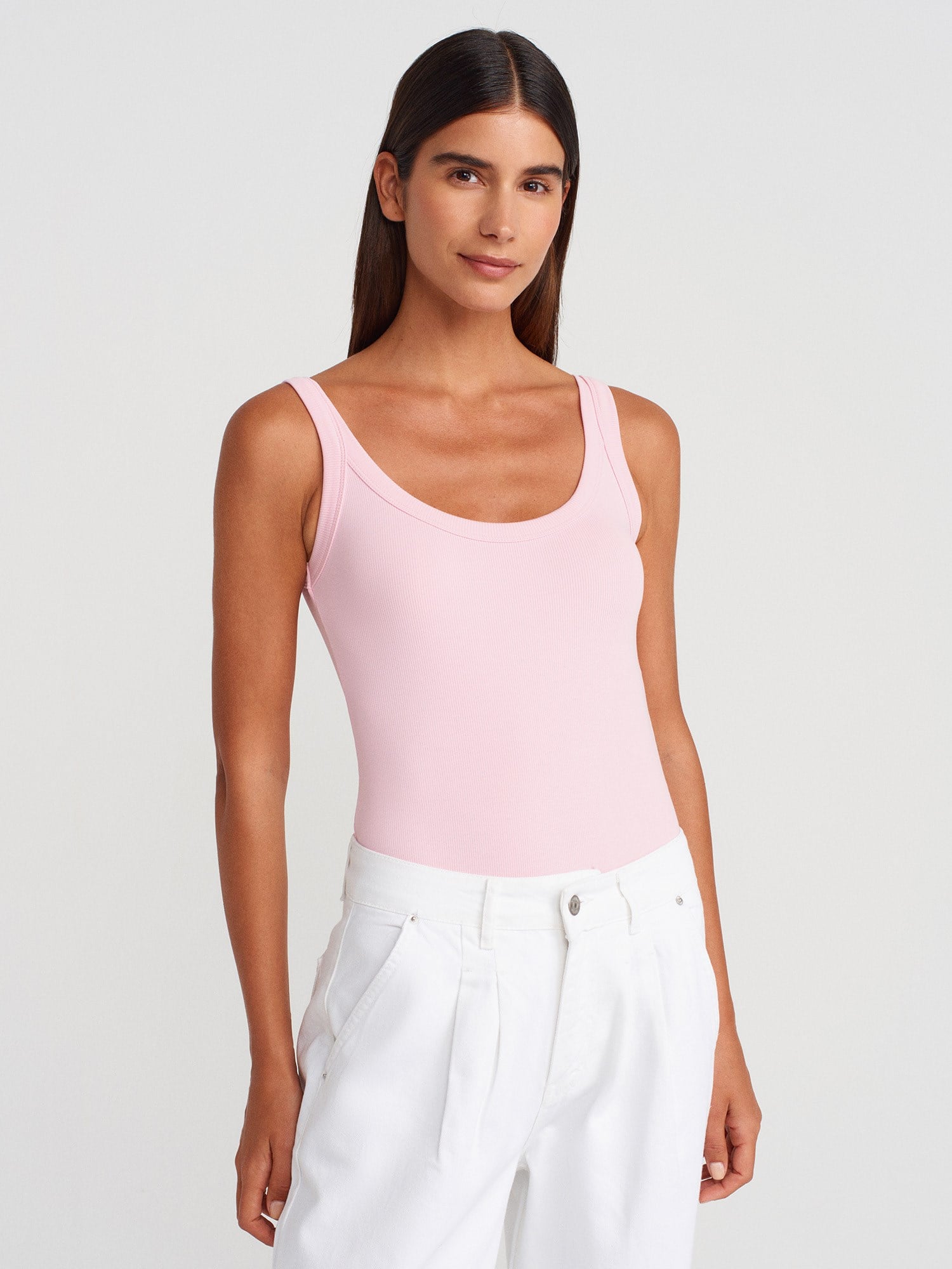 Askılı Bodysuit-toz pembe