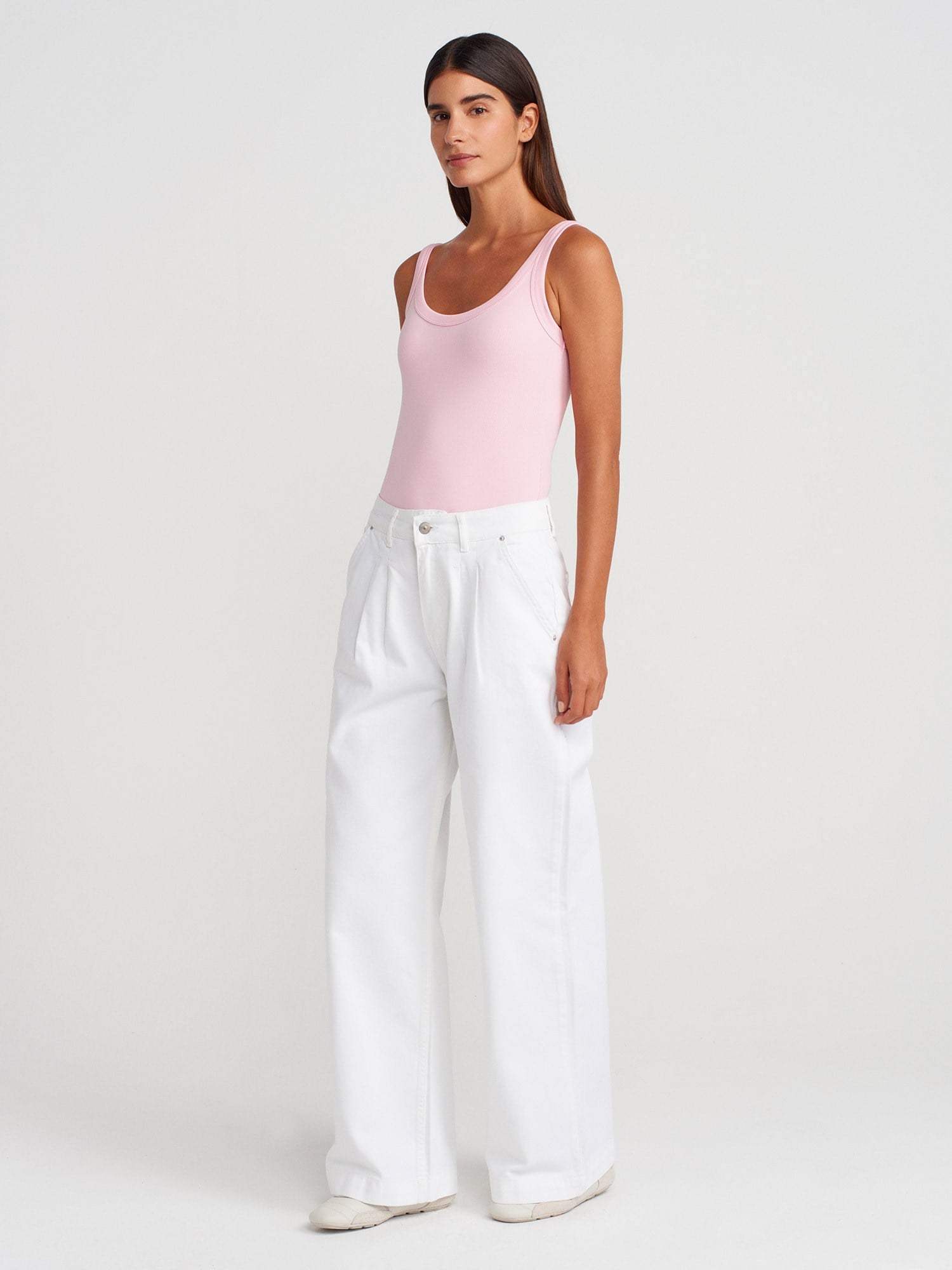 Askılı Bodysuit-toz pembe