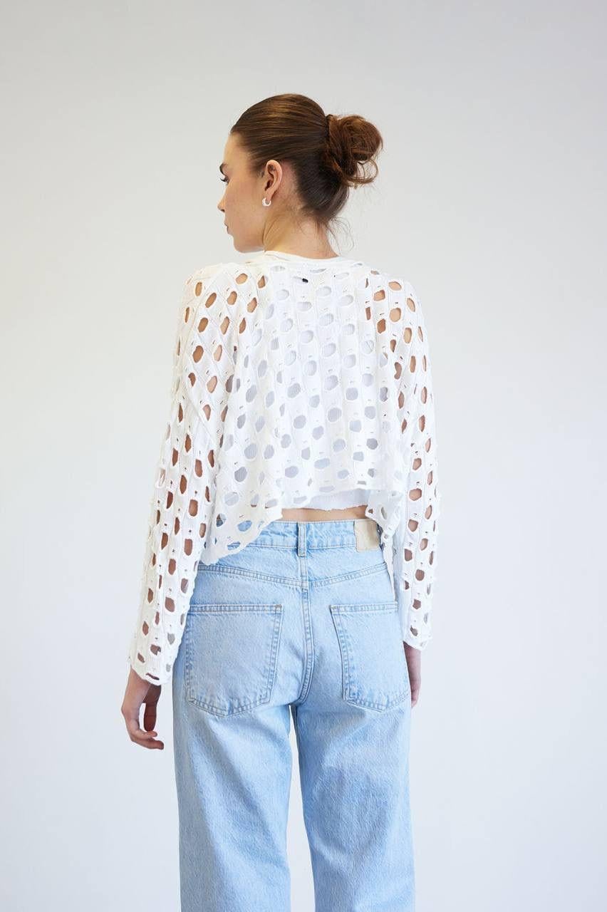 DELİKLİ TRİKO KAZAK