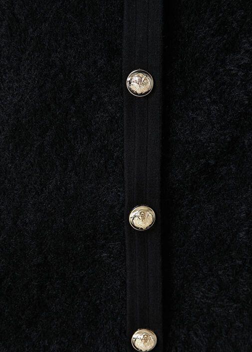 Siyah Mini Triko Etek