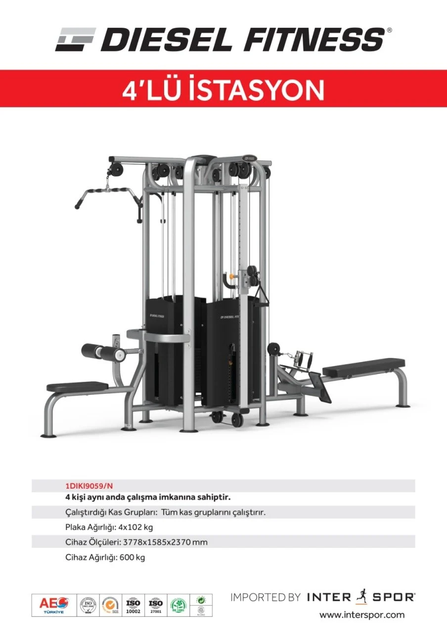 Diesel 9059 4 Lü İstasyon