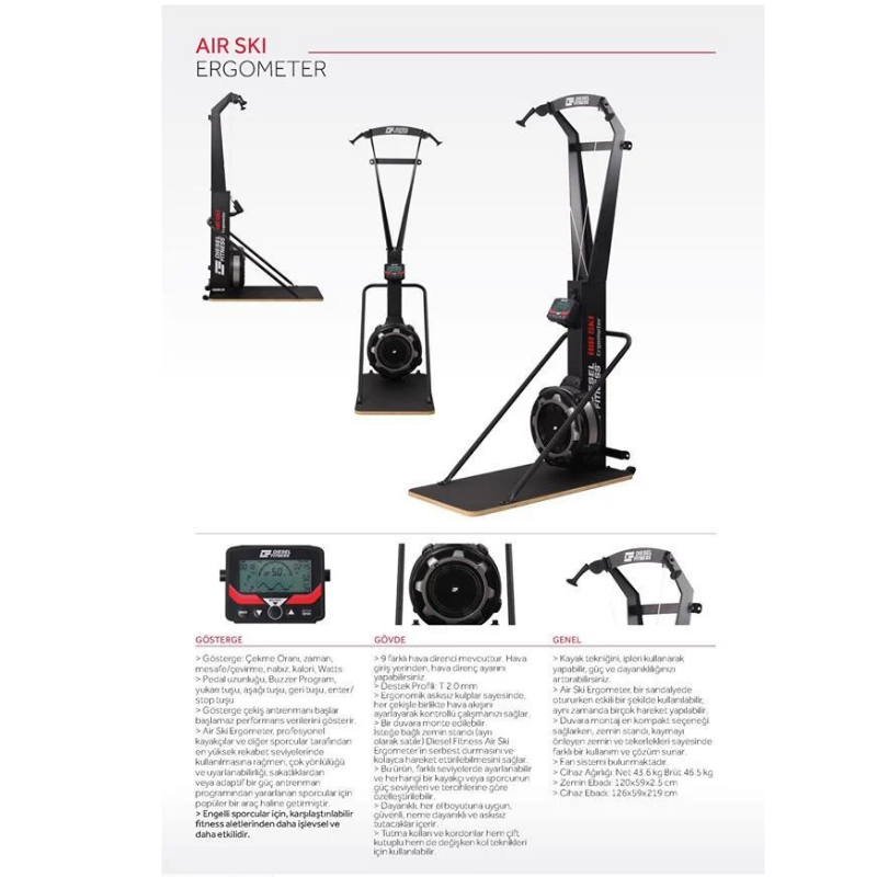 Diesel Fitness Air Ski Ergometer
