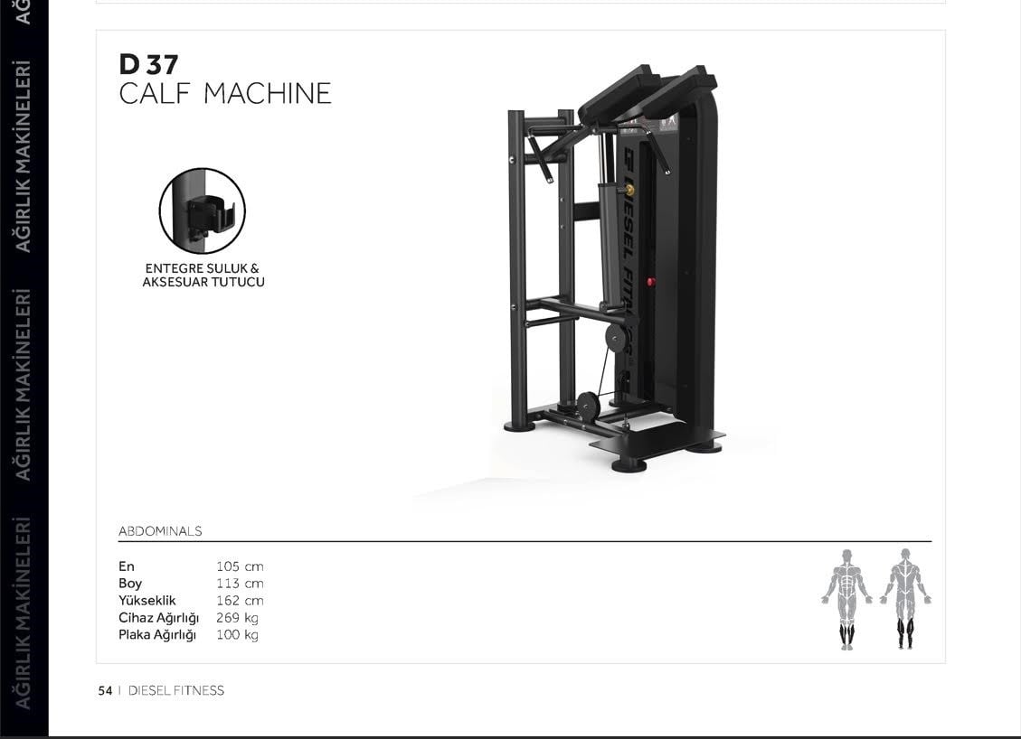 Diesel Fitness D37 Calf Machine