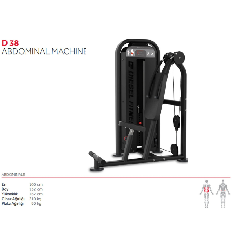 Diesel Fitness D38 Abdominal Machine