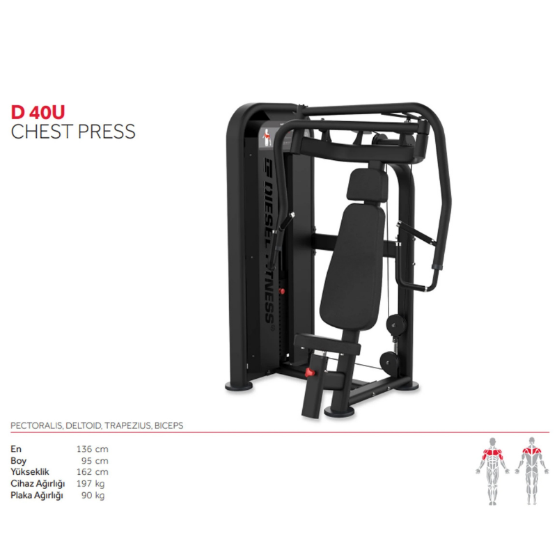 Diesel Fitness D40U Chest Press