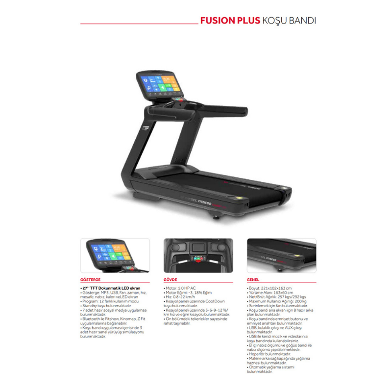 Diesel Fitness Fusion Plus Koşu Bandı