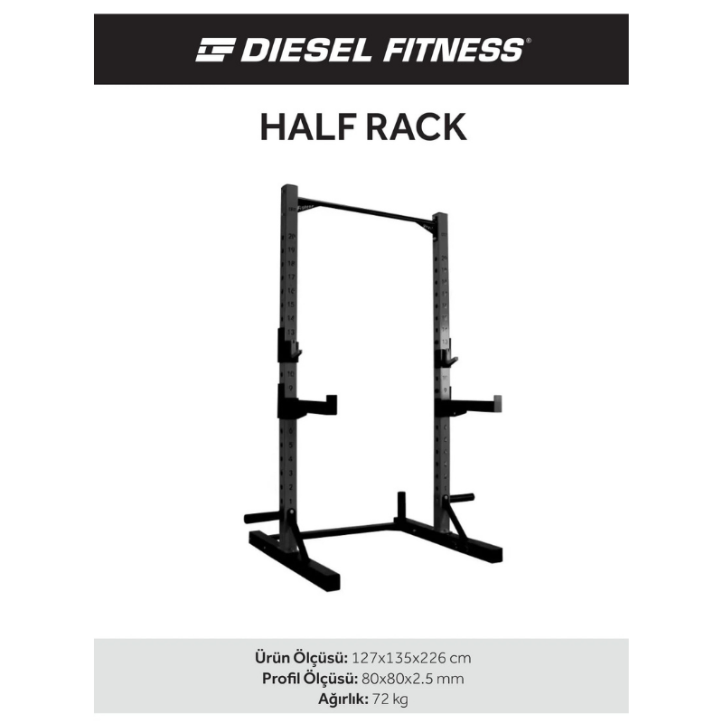 Diesel Fitness Half Rack