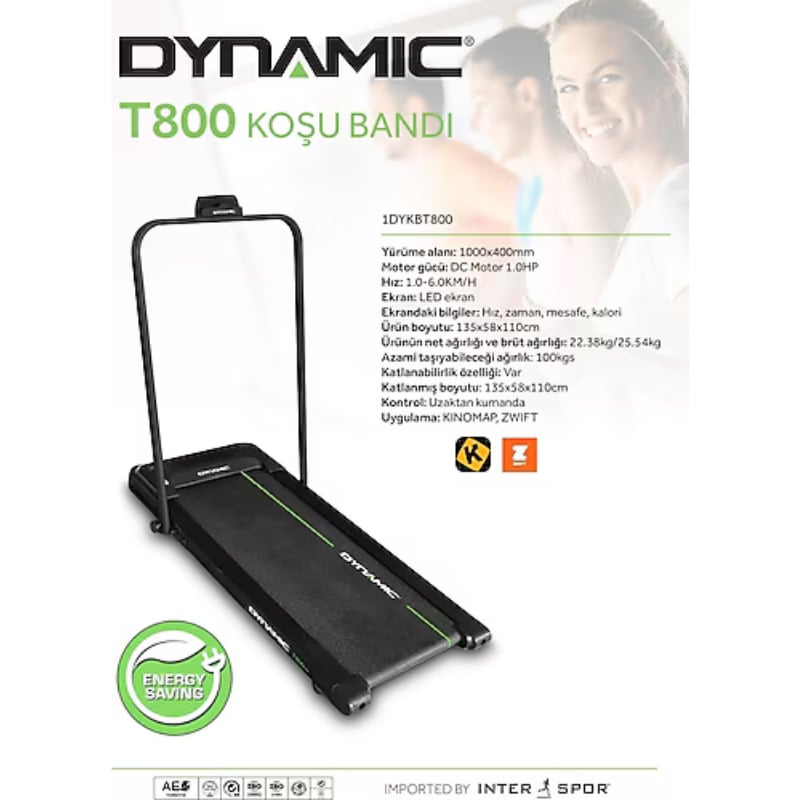Dynamic T800 Koşu Bandı Teşhir