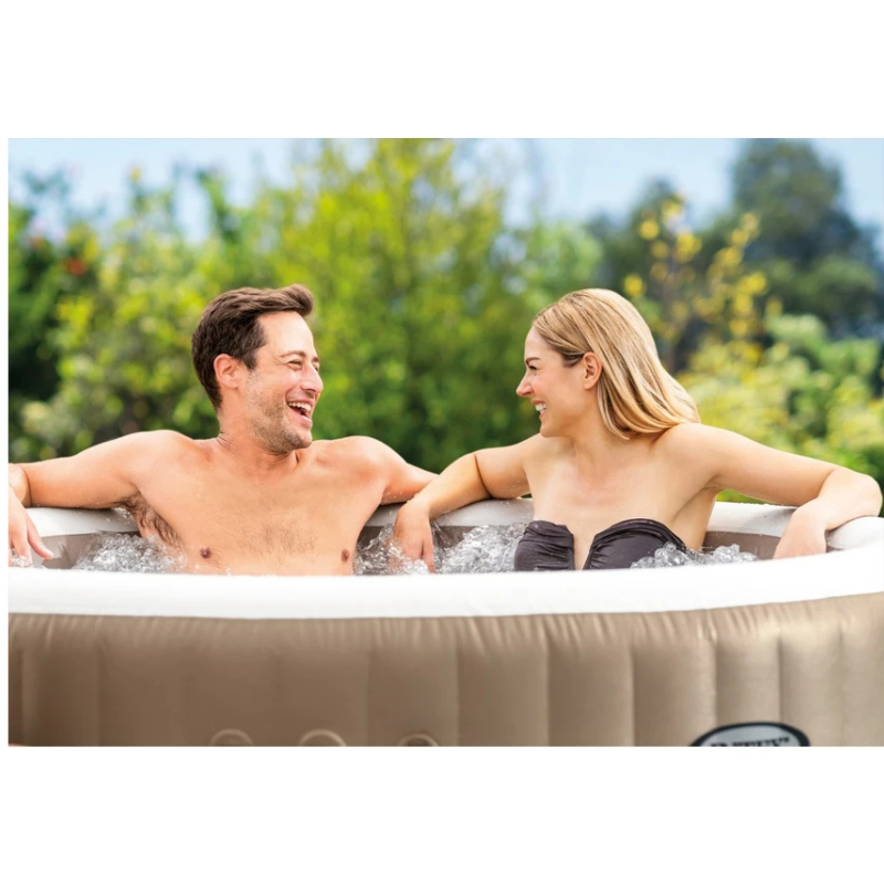Intex 4 Kişilik Şişme Spa Havuzu | 120 Jetli, Sert Su Arıtmalı, 795 Litre Kapasiteli 28426ex