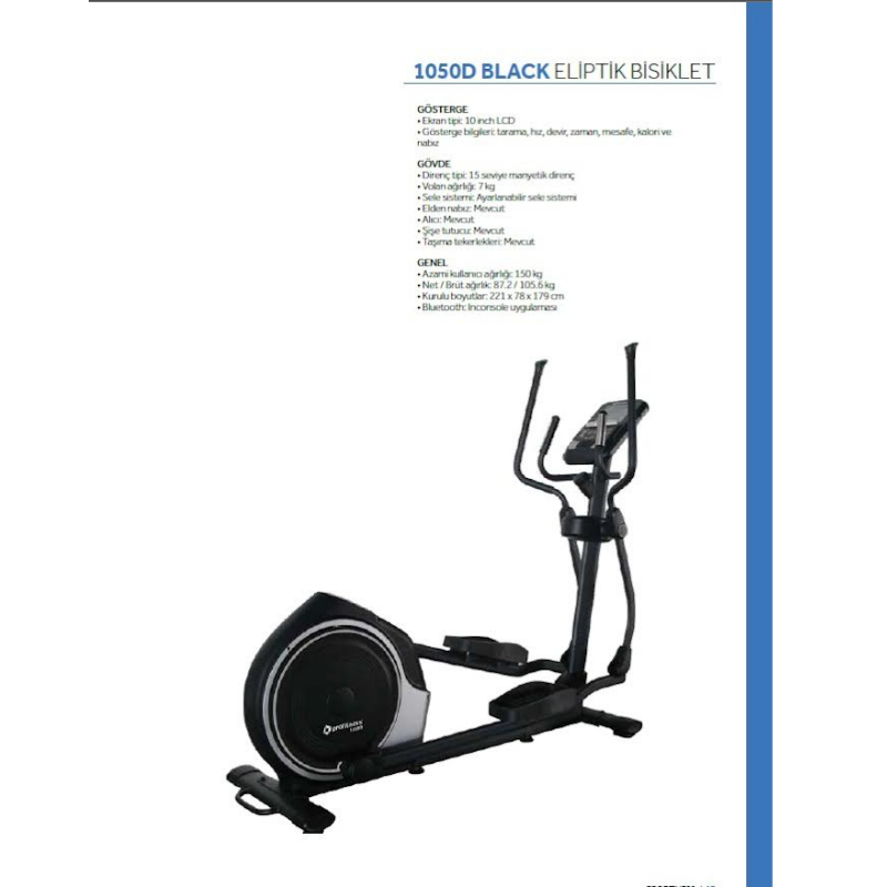 Profitness 1050D Eliptik Bisiklet