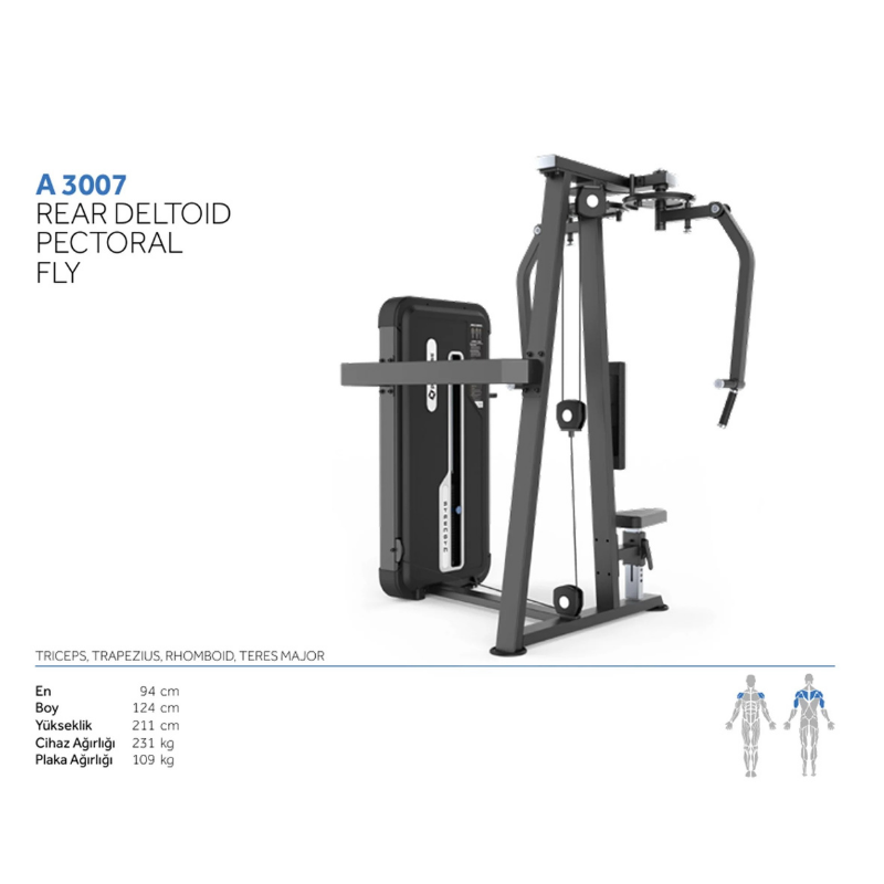 Profitness A3007 Rear Deltoid / Pectoral Fly