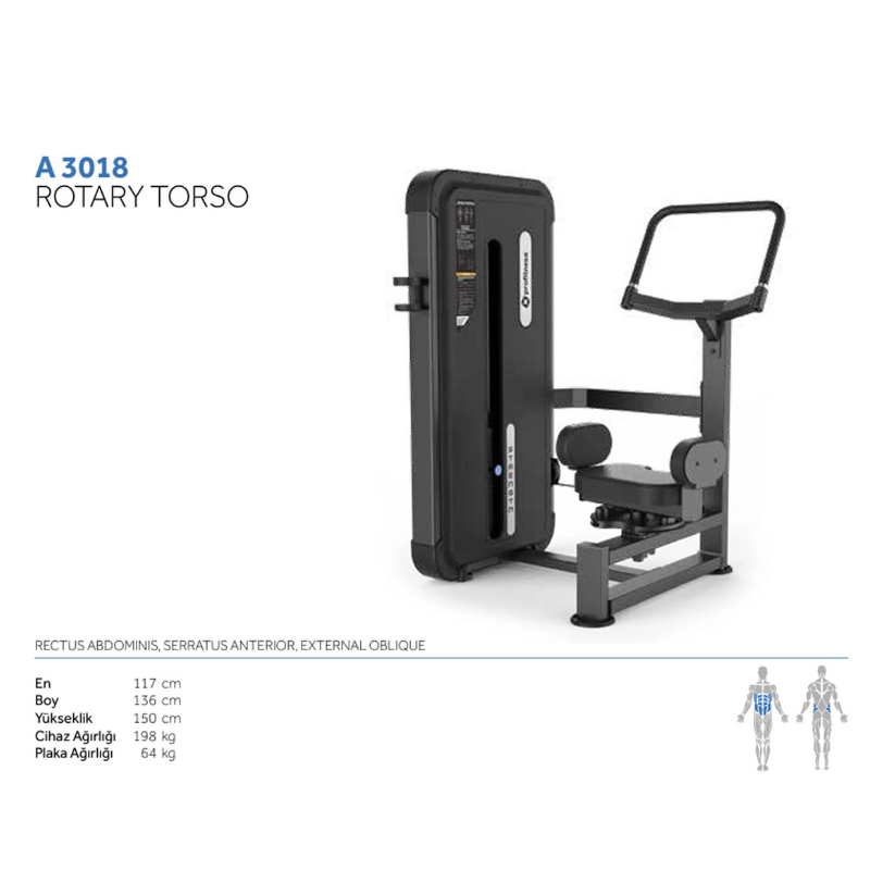 Profitness A3018 Rotary Torso