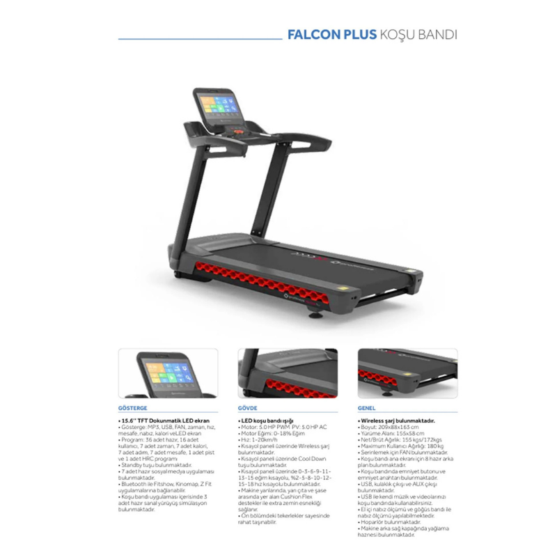 Profitness Falcon Plus Koşu Bandı