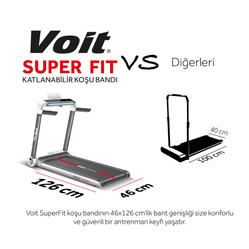 Voit Super Fit Katlanabilir Koşu Bandı