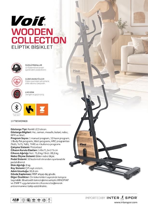 Voit Wooden Collection Eliptik Bisiklet