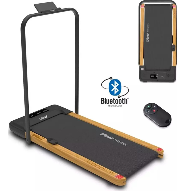 Voit Woodway Tutma Kollu Ultra İnce Uzaktan Kumandalı Bluetoothlu Uygulama Destekli Katlanabilen Koşu Bandı