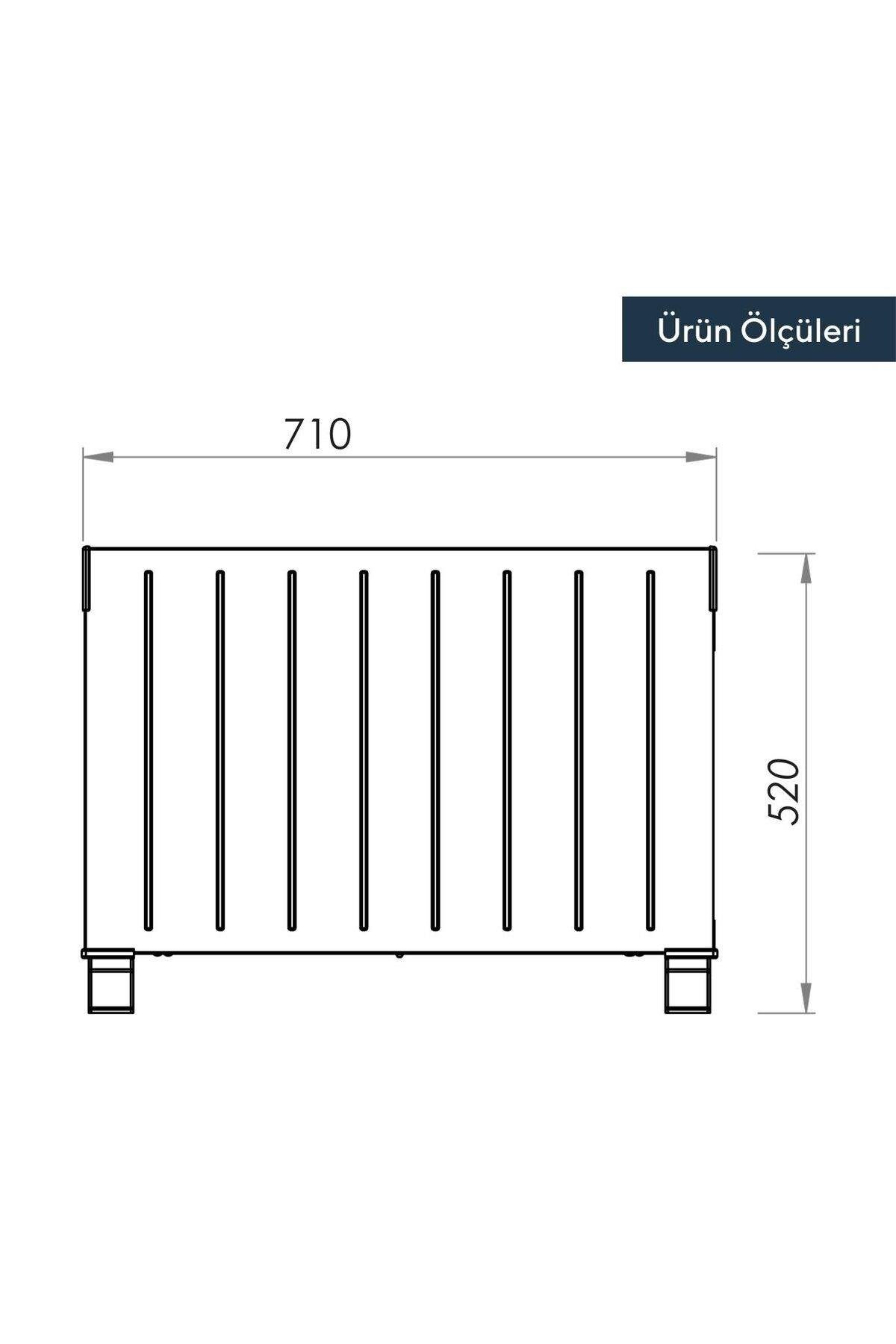 HC-2930 KONVEKTÖR KÖŞELİ LUXELL SİYAH