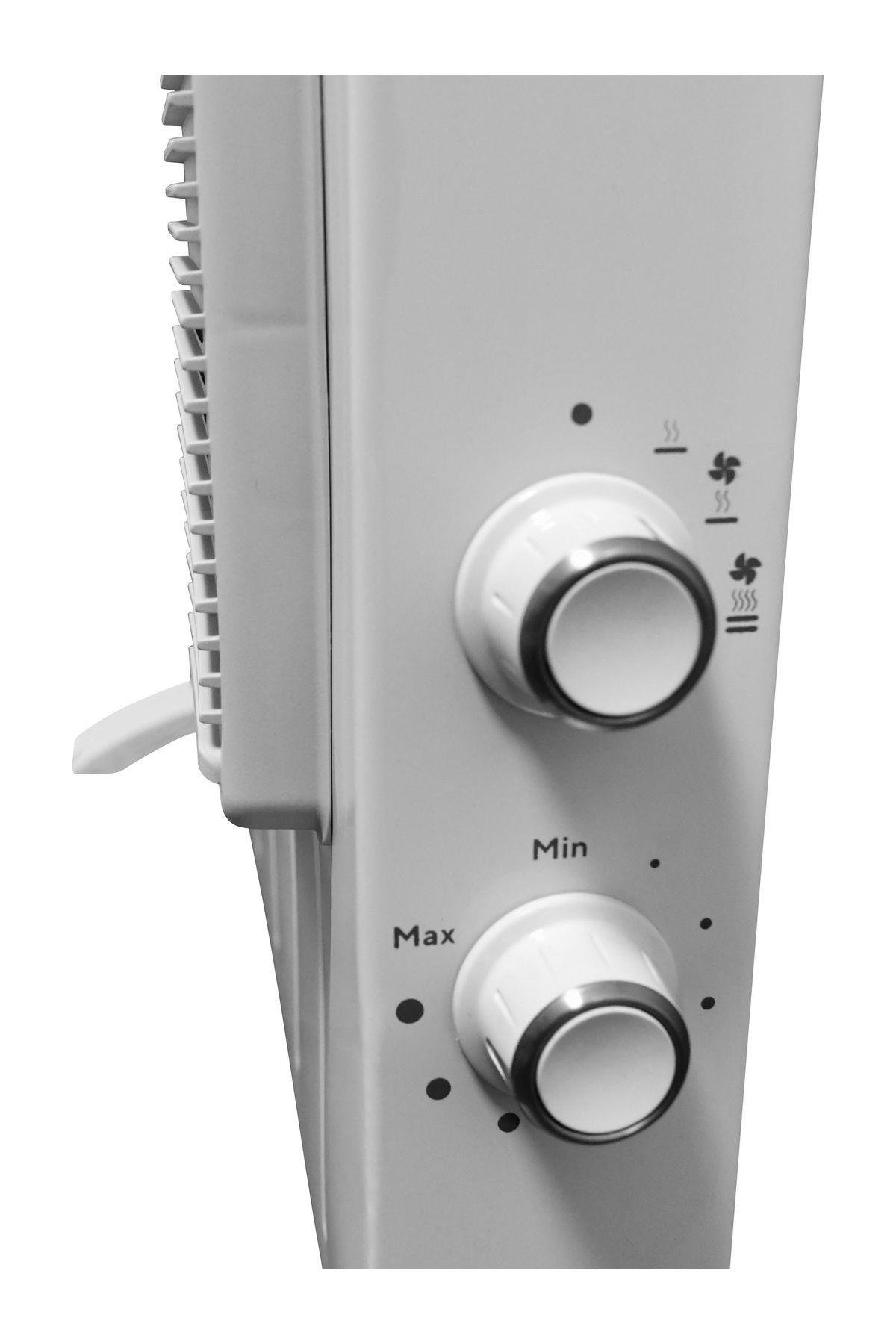 Hc-2952 2500 Watt Fanlı Beyaz Konvektör Isıtıcı New Series