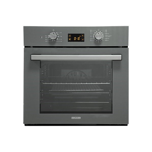 LUXELL 2 Lİ METALİK GRİ CAM ANKASTRE SET (OCAK-OPALL FIRIN)