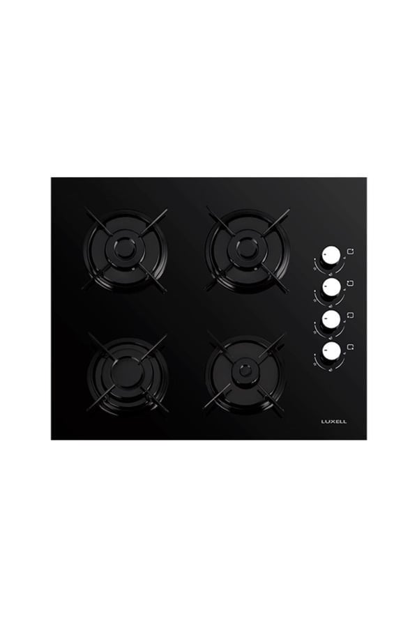 LUXELL 2'Lİ OPALL SİYAH CAM ANKASTRE SET (OCAK-OPALL FIRIN)
