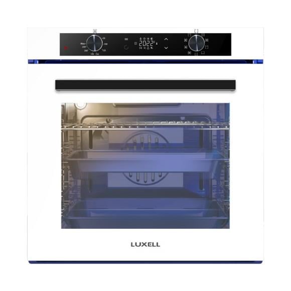 Luxell 88 Lt Platınum Beyaz Cam Ankastre Set