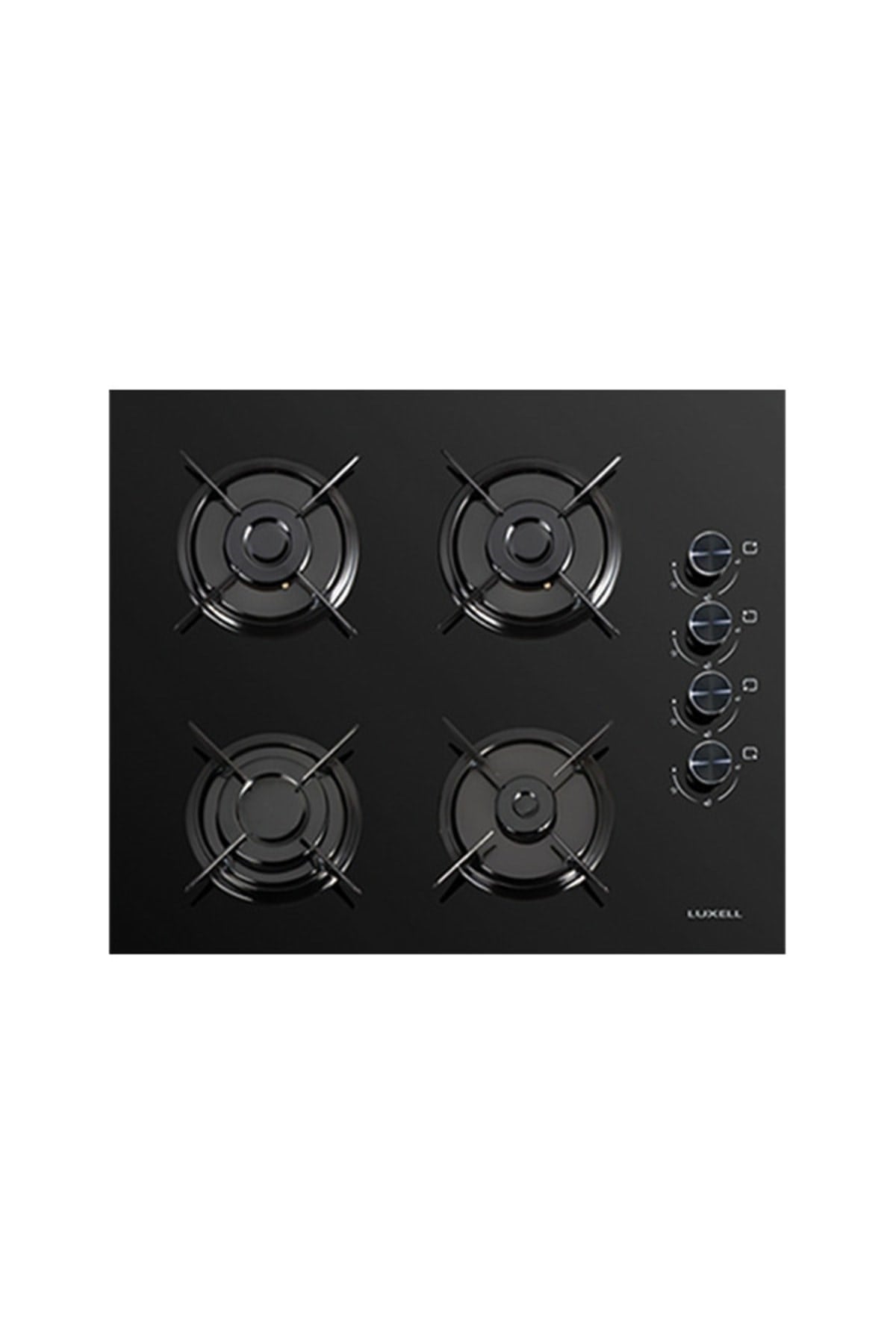 Luxell 88 Lt Platınum Siyah Cam Ankastre Set