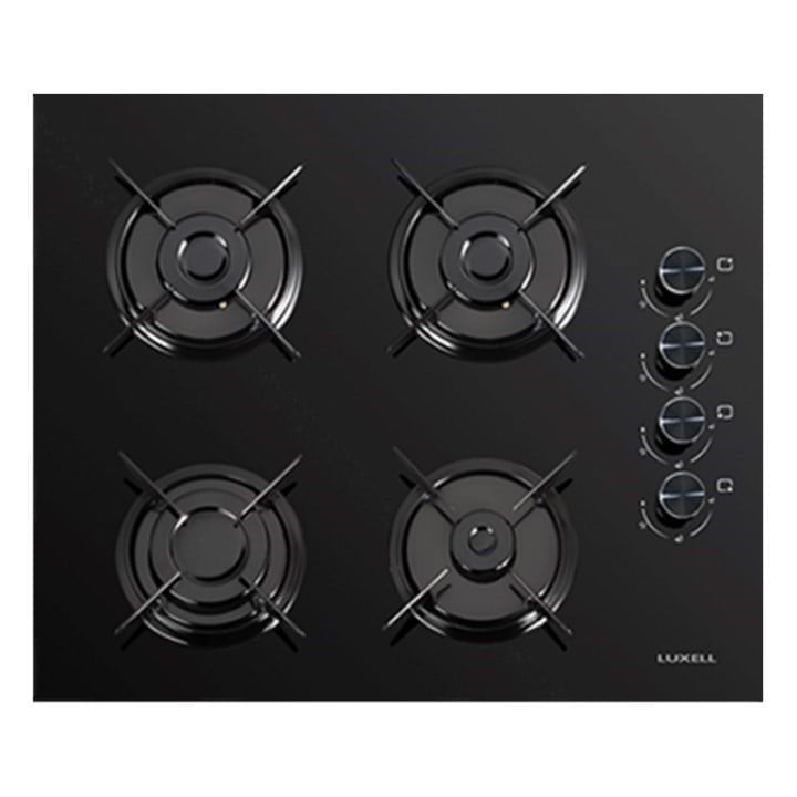 LUXELL 88 LT PLUS SİYAH CAM ANKASTRE SET 
