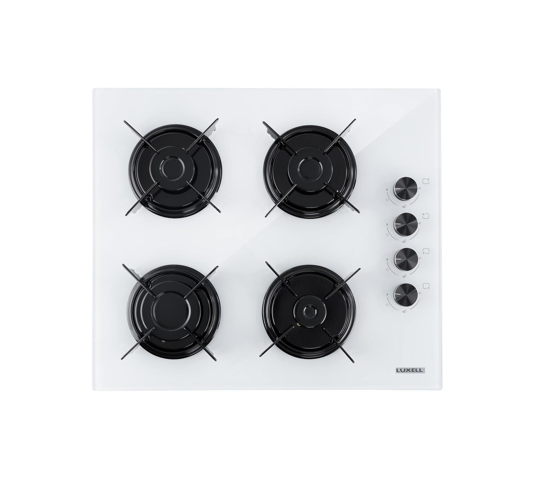 Luxell Beyaz Cam Ankastre Ocak (OC88) 