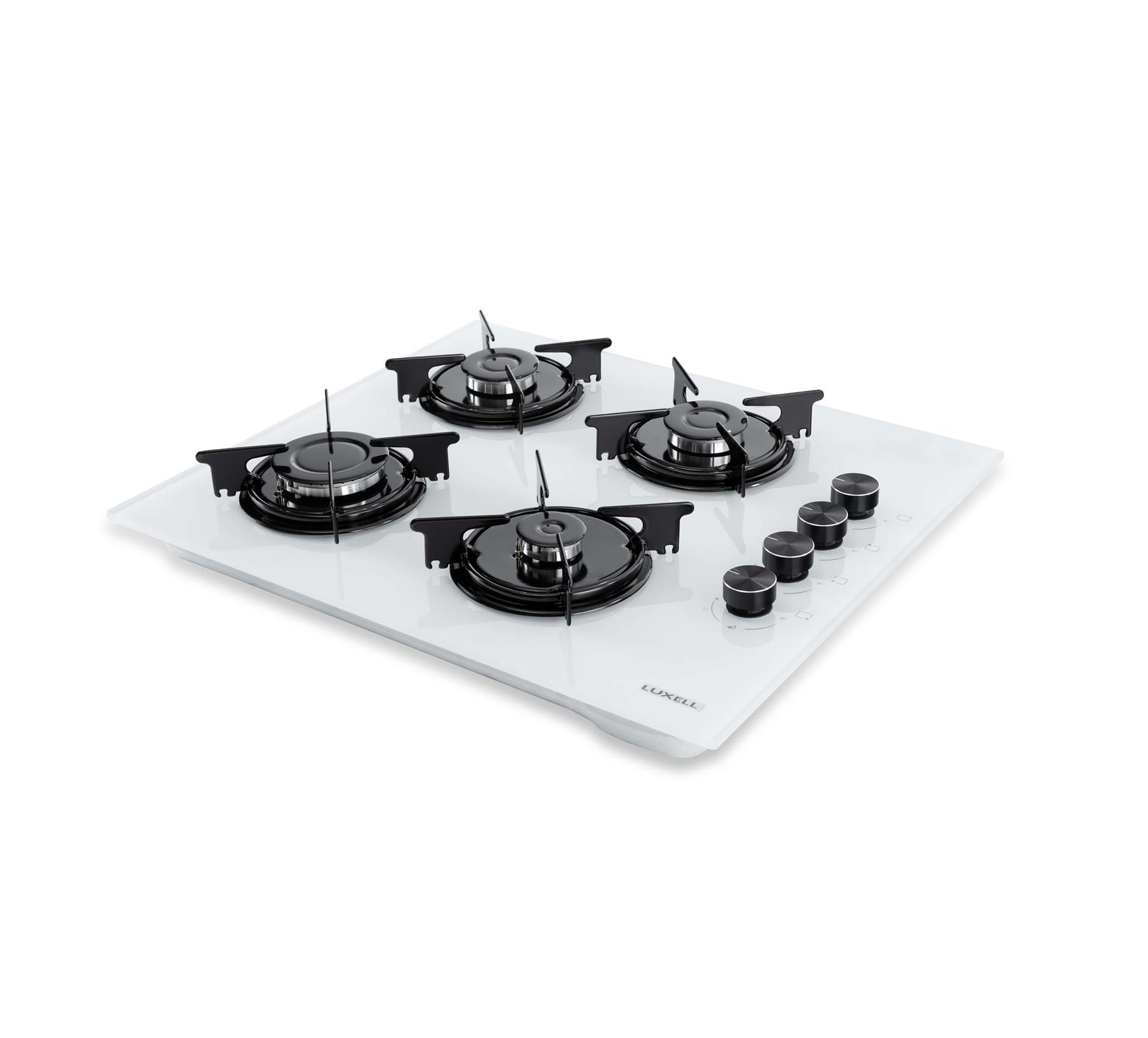 Luxell Beyaz Cam Ankastre Ocak (OC88) 