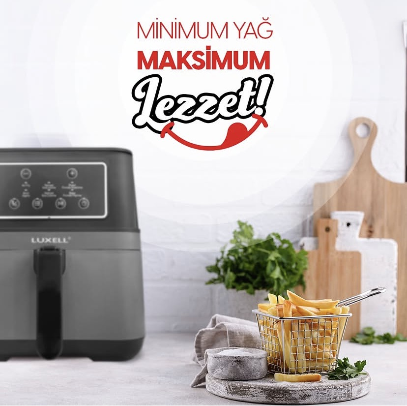 Luxell Dijital Hava Fritözü Air Fryer – LXAF-01