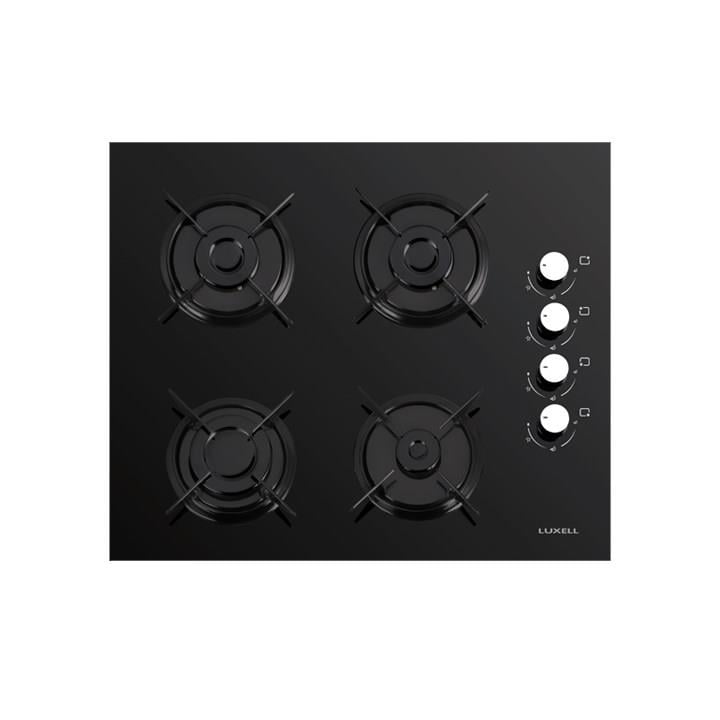 LUXELL FLAT SİYAH CAM ANKASTRE SET 