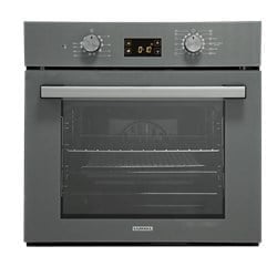 Luxell İndüksiyon Ocaklı Gri Cam Ankastre Set (Opall Fırın - Ada Davlumbaz)