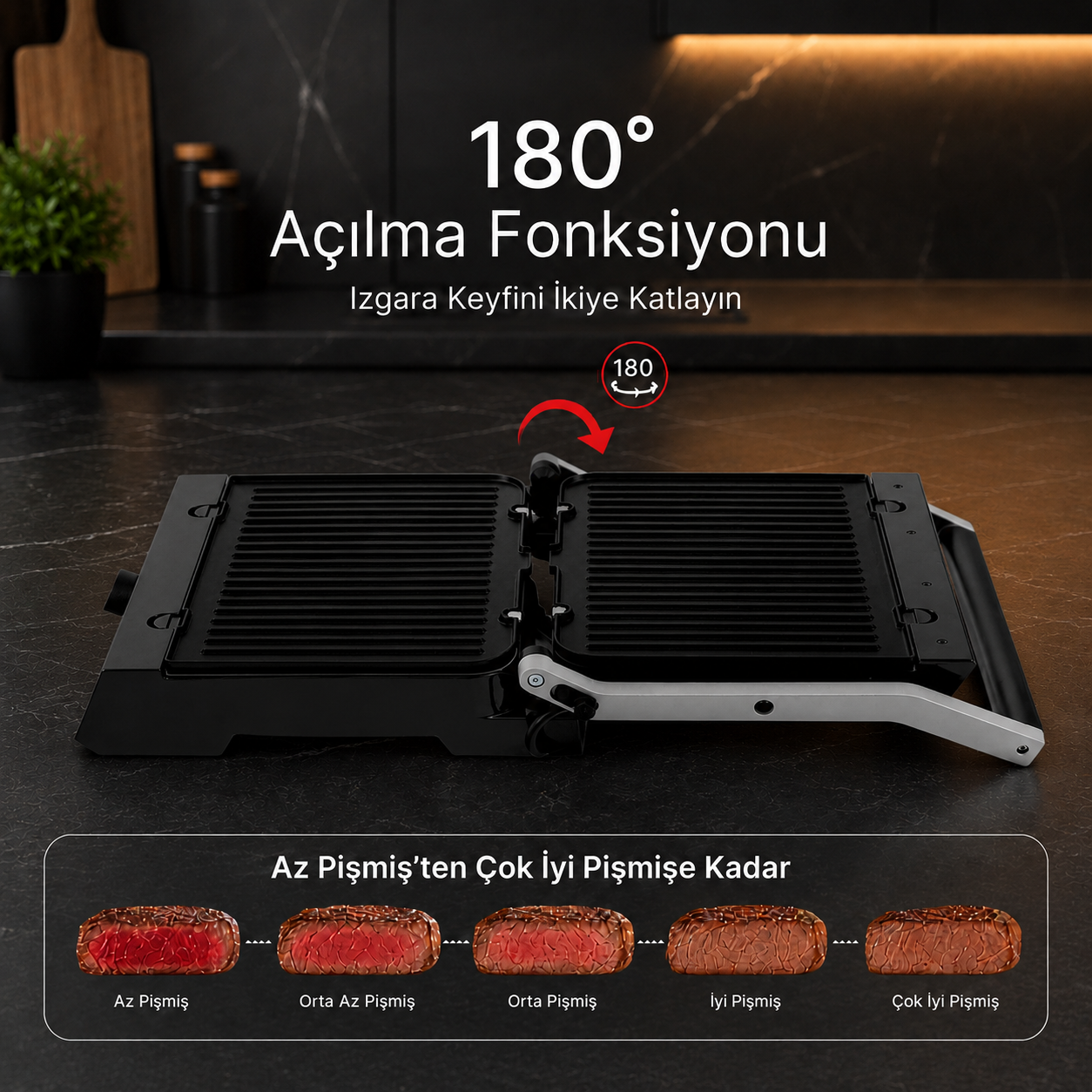 Luxell Izgara Tost Makinesi 2000W – LXTM-02