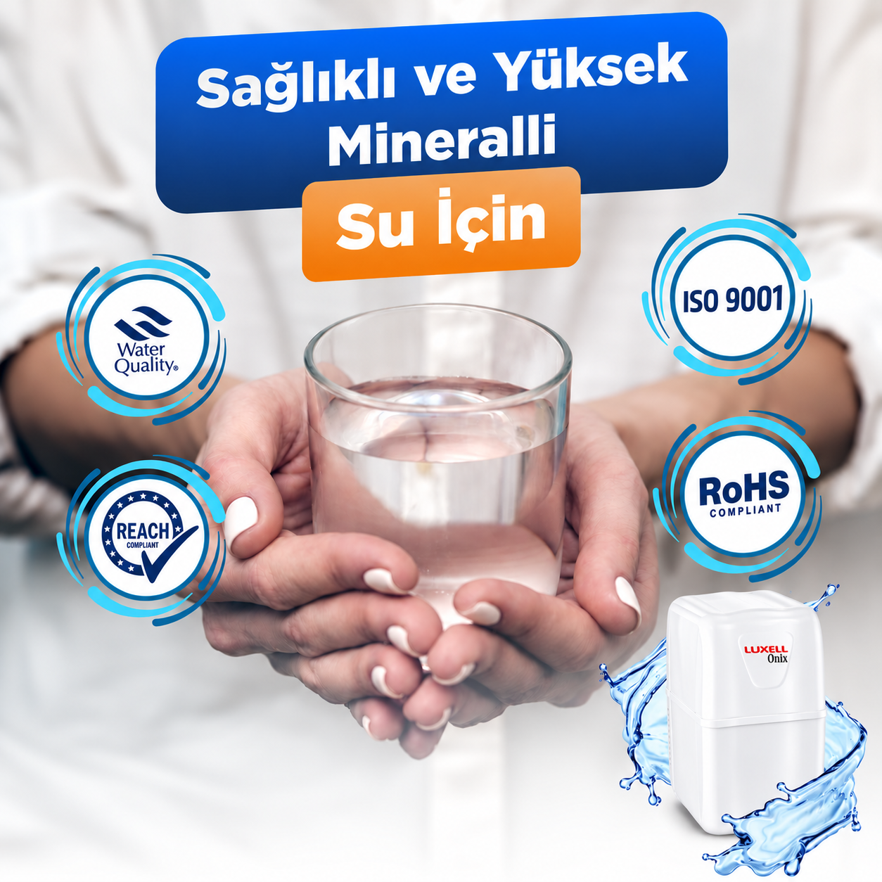 Luxell Onix Pompasız Su Arıtma Sistemi Cihazı – LXS-P0