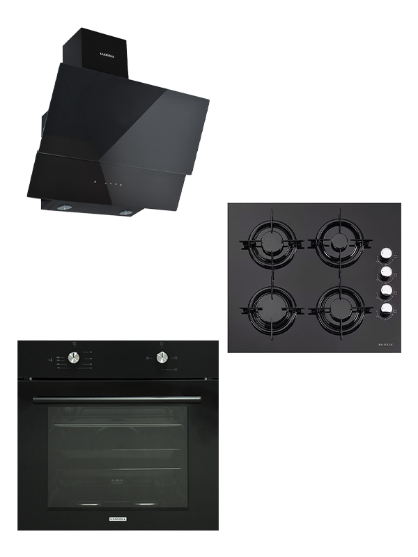 LUXELL SİYAH CAM ANK. SET
