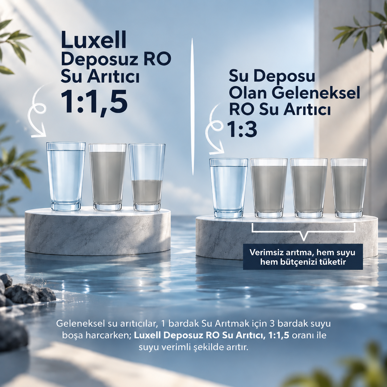 Luxell Su Arıtma Cihazı Direkt Akış – LXSA-102