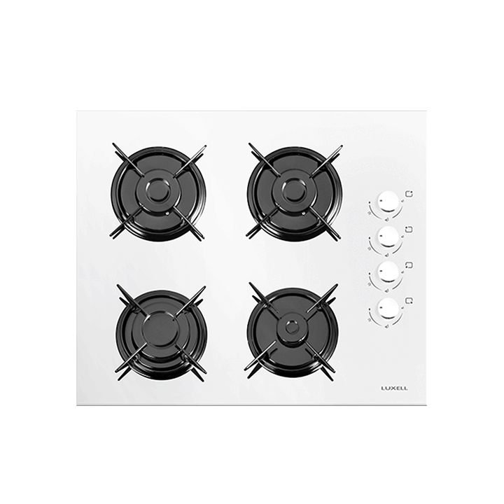Silver Beyaz Cam Ankastre Set