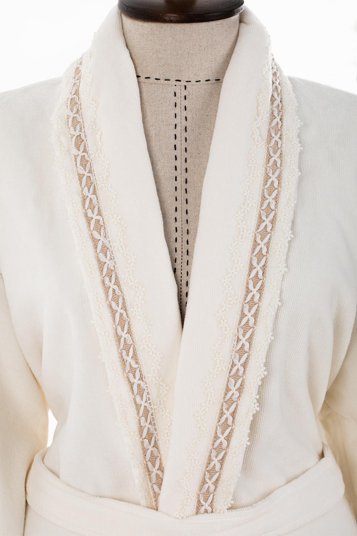 Velvet Line Deluxe Lady Bornoz Seti  - Çeçilya