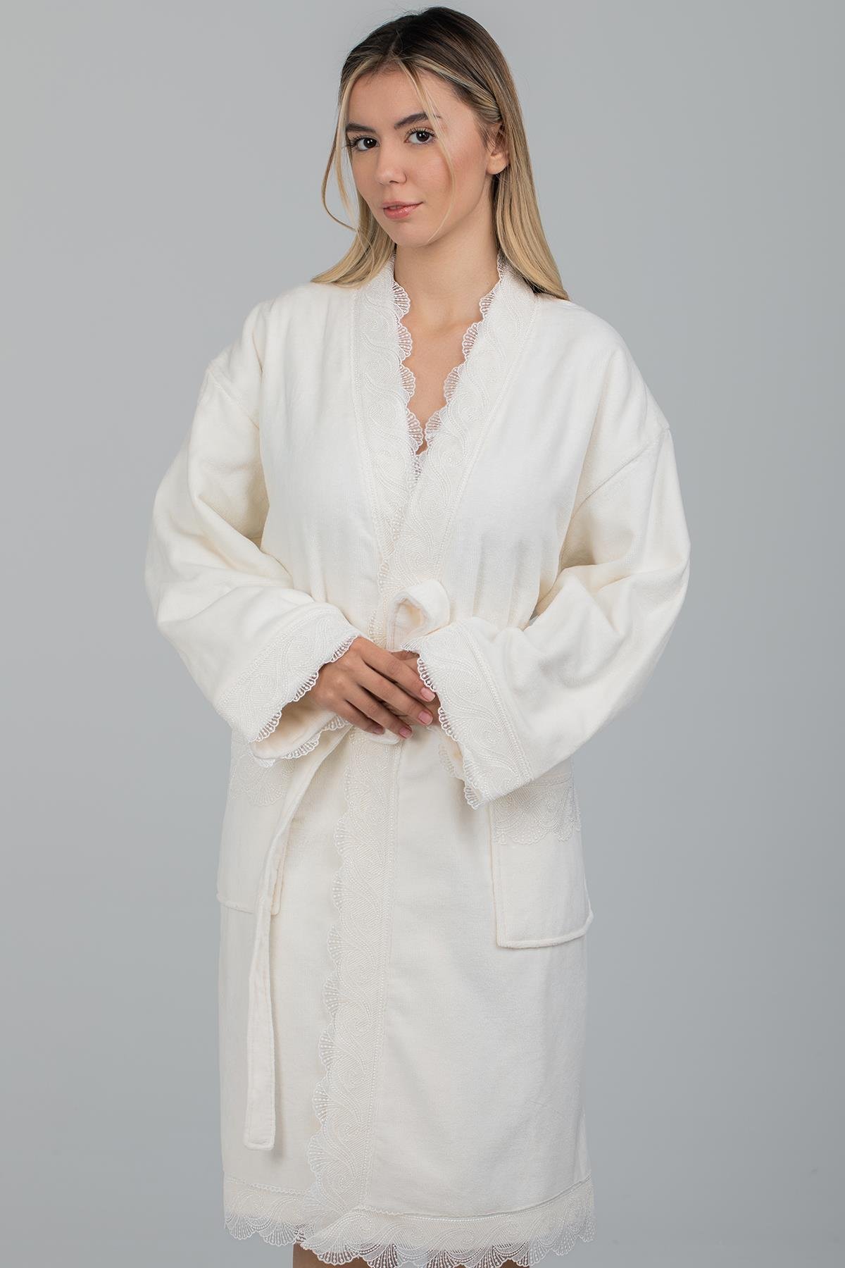 Velvet Line Deluxe Lady Bornoz Seti - Denistan