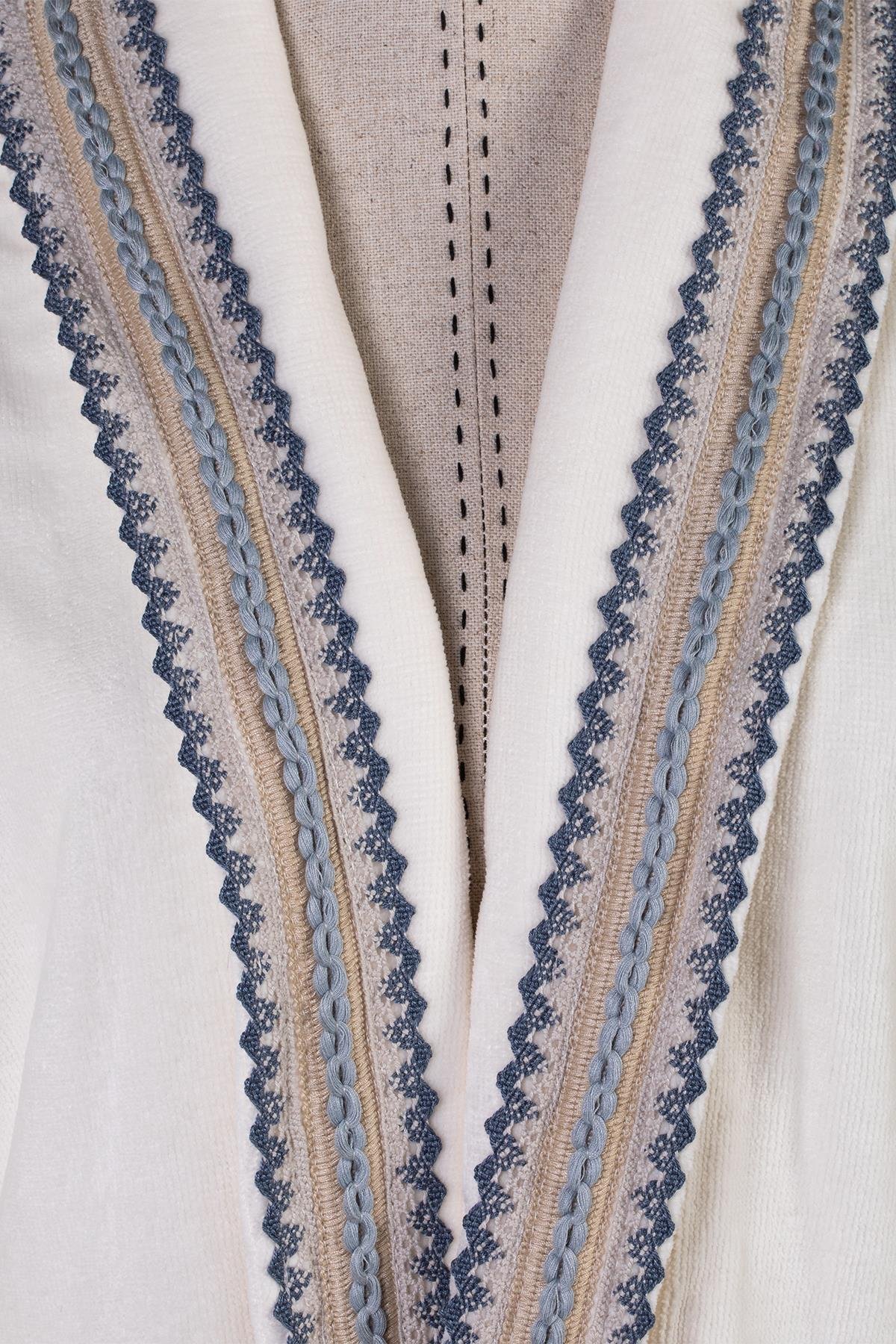 Velvet Line Deluxe Lady Bornoz Seti - Halatlı