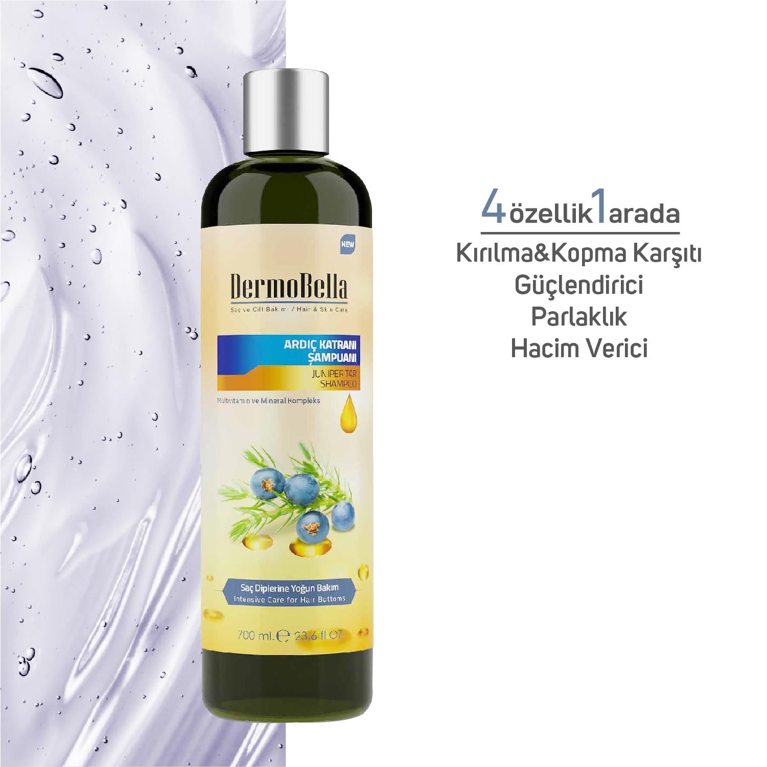 Dermobella Juniper Tar Shampoo 700Ml