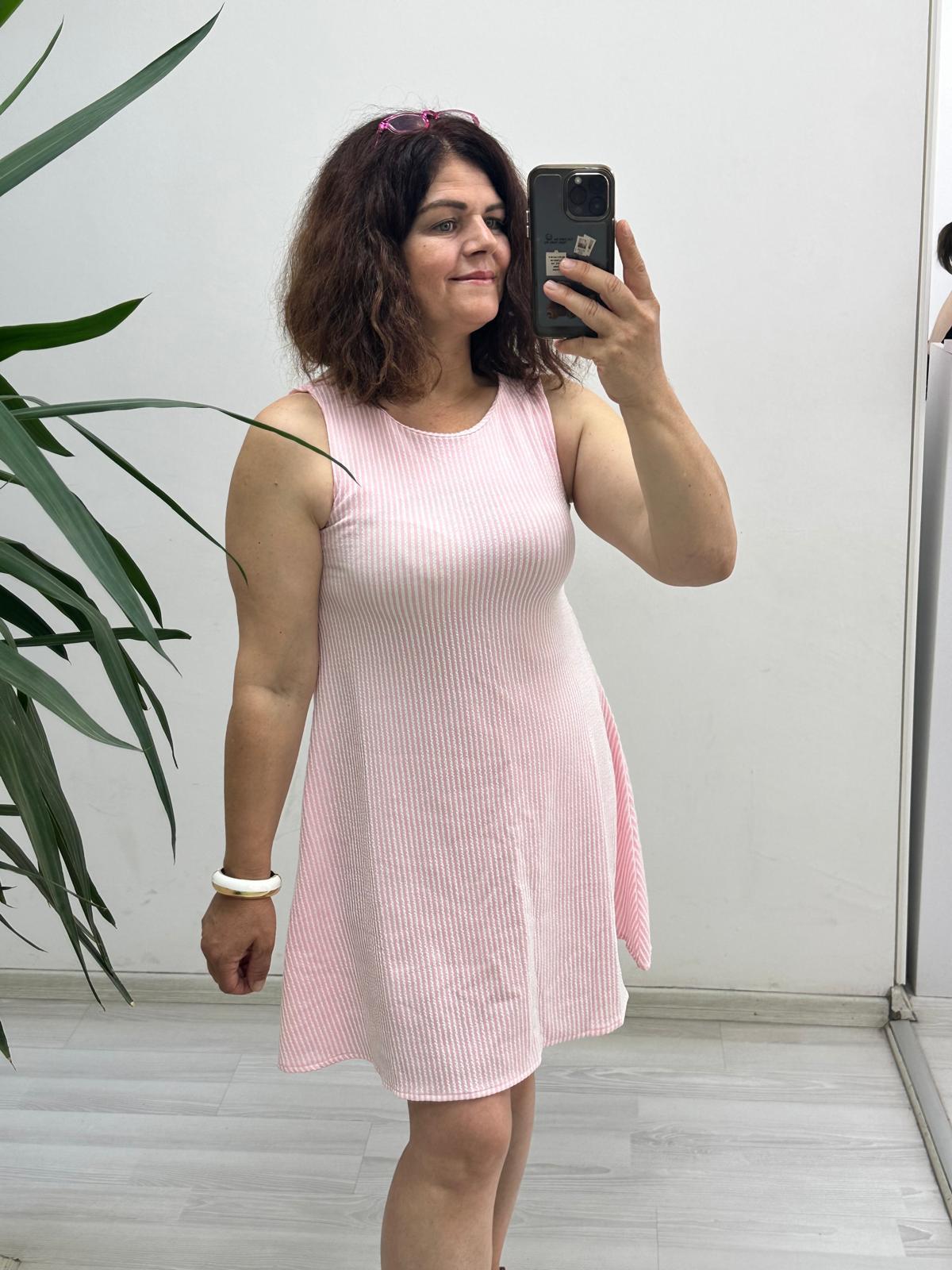 çizgili elbise