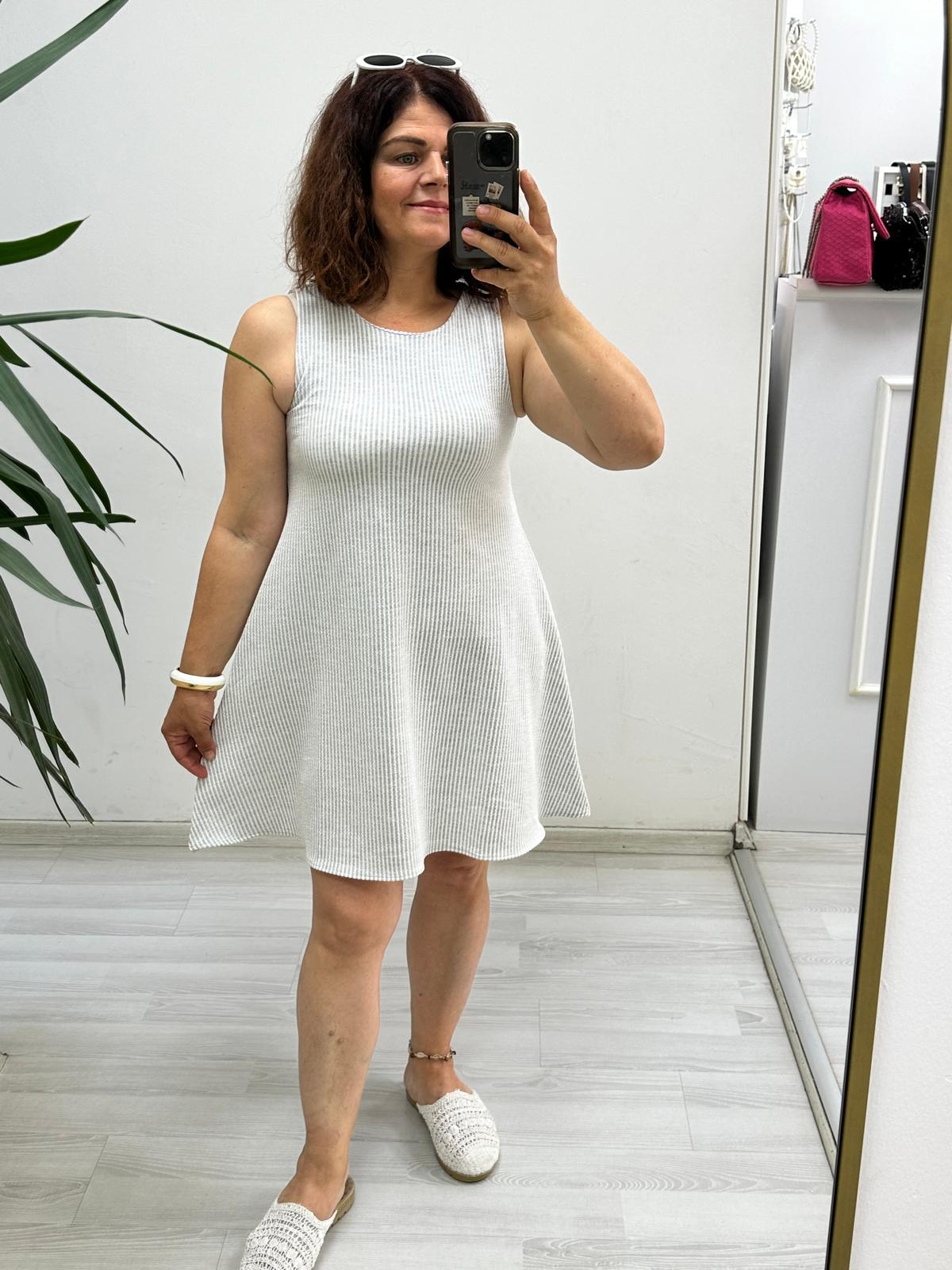 çizgili elbise