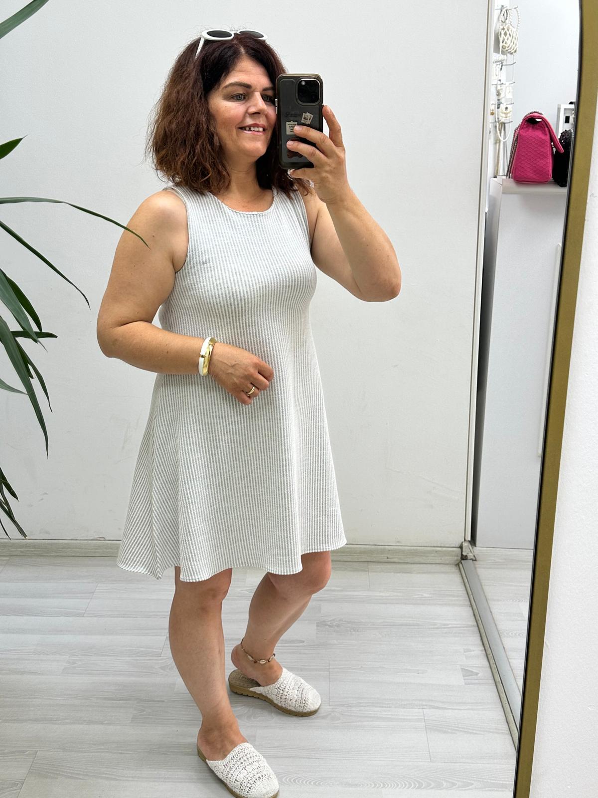 çizgili elbise