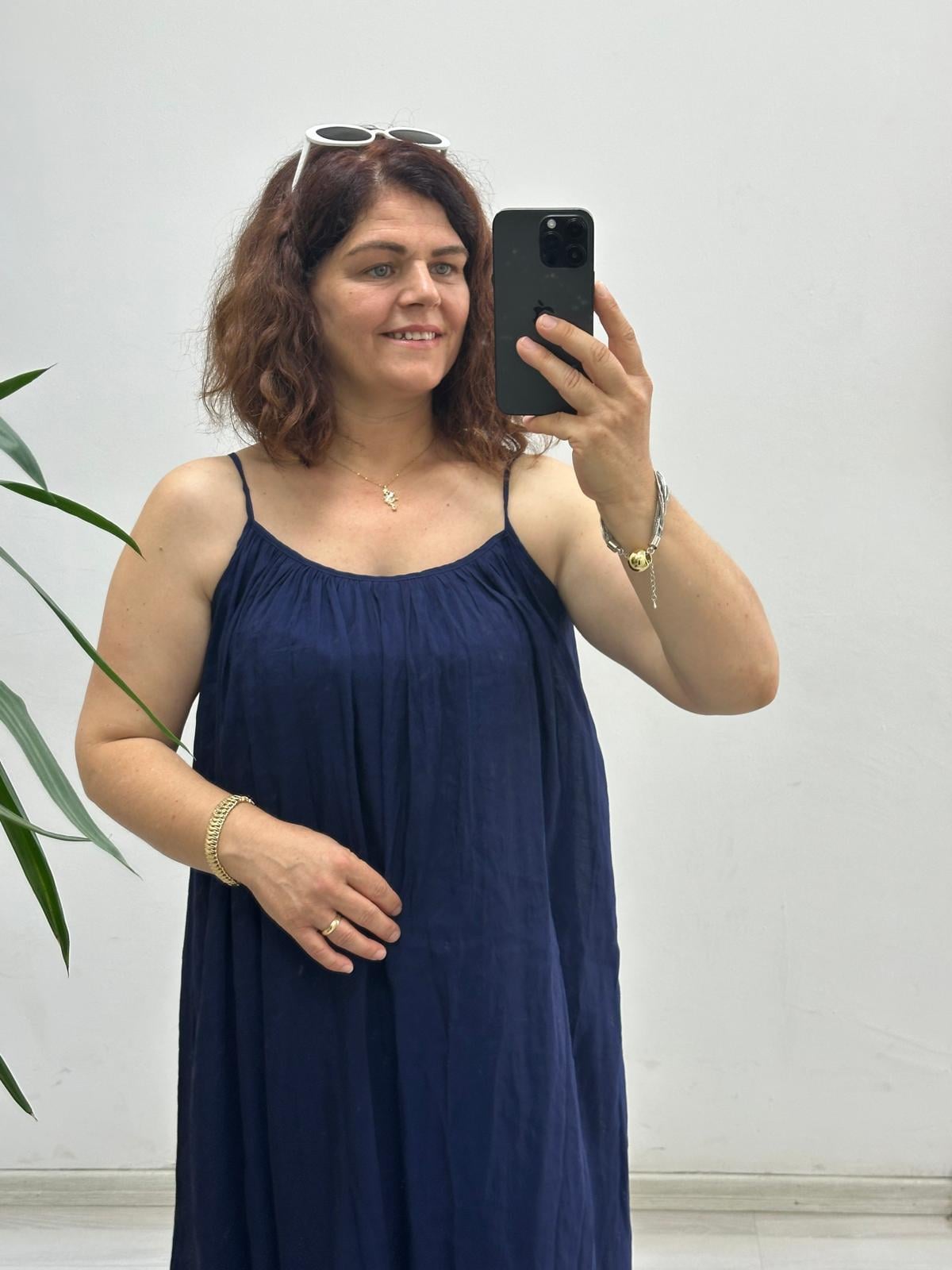 İP ASKILI İÇİ ASTARLI SALAŞELBİSE